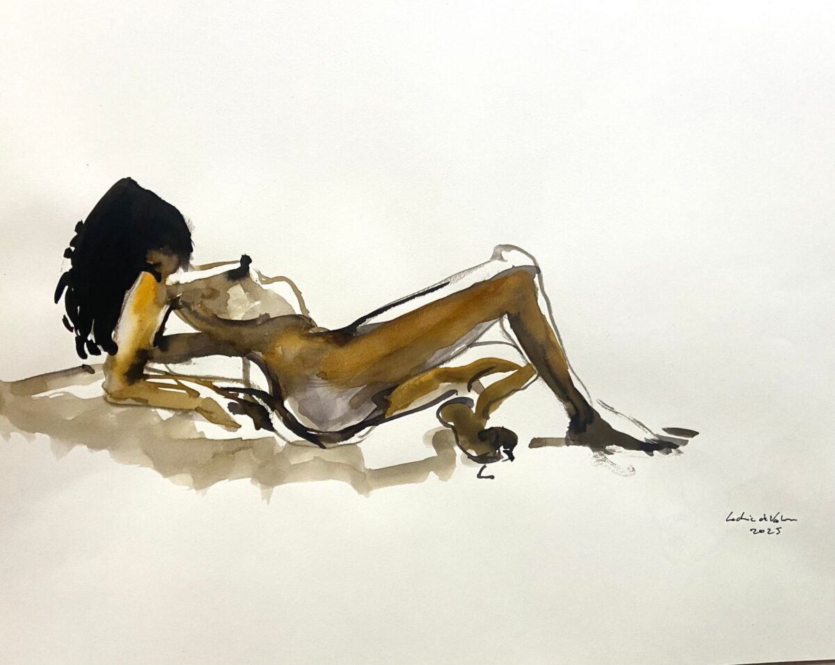 Encre naturelle sur papier