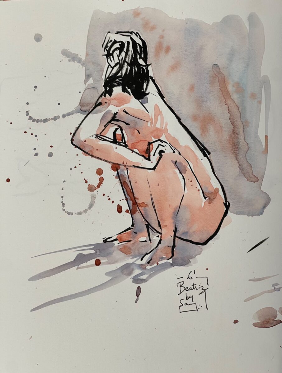 Séance avec la belle Beatriz, ses poses extraordinaires